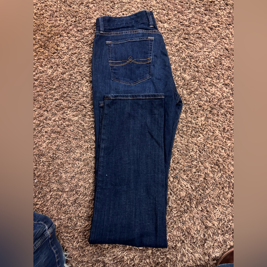 Lucky Brand Womens Indigo Straight Leg Jeans